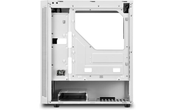 Sharkoon RGB Slider White ATX, 1x U2, 2x U3, Tempered Glass, 1x 120