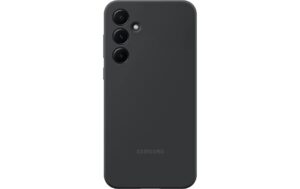 1703982 - Mediatech Samsung Silicone Case Black Samsung Galaxy A55