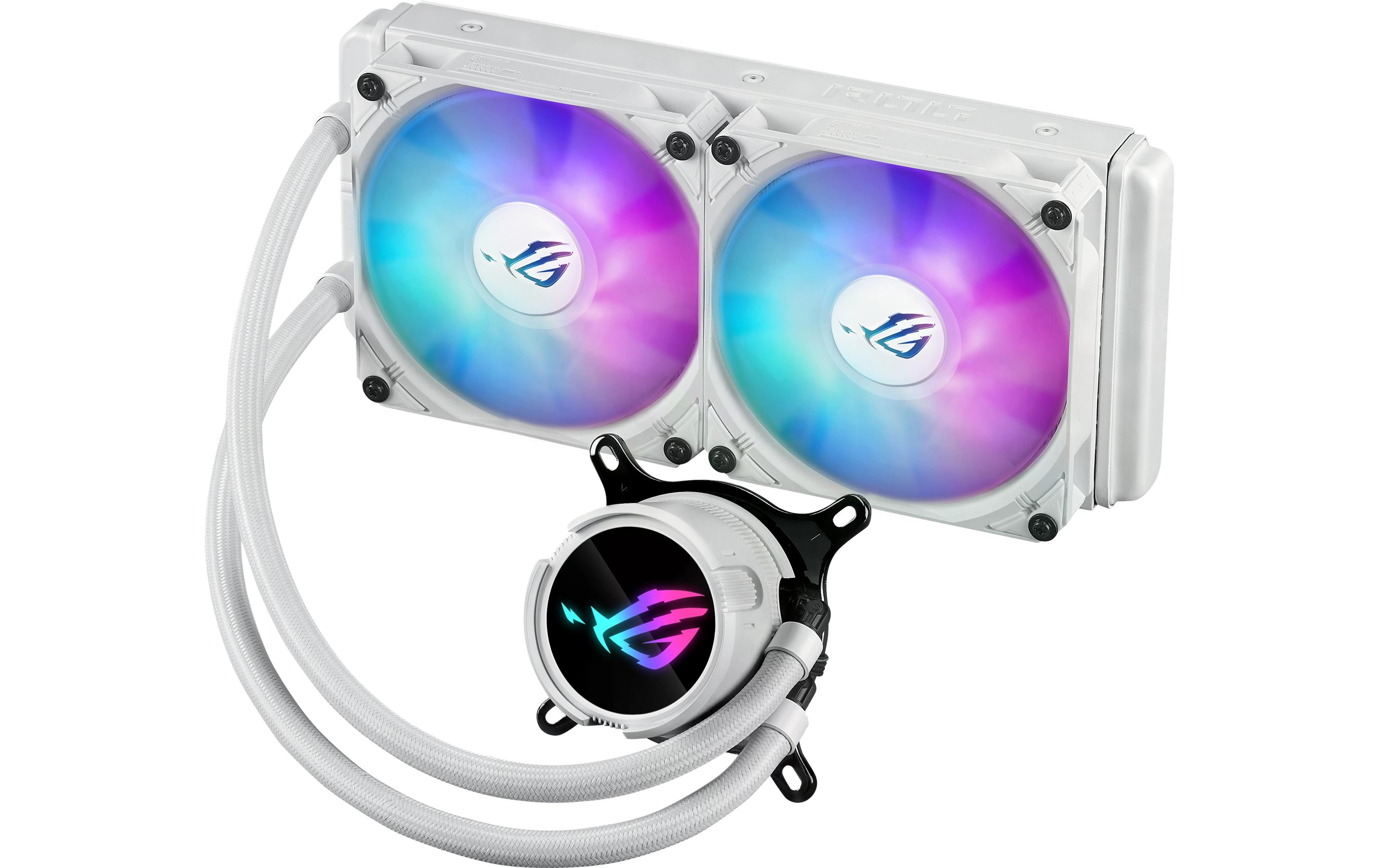 Asus ROG STRIX LC III 240 ARGB WH Liquid CPU Cooler, LCD, 2x120mm ARGB kaufen Schweiz | Mediatech.ch