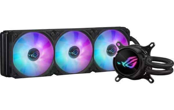 1704654_2 - Mediatech Asus ROG STRIX LC III 360 ARGB Liquid CPU Cooler, LCD, 3x120mm ARGB