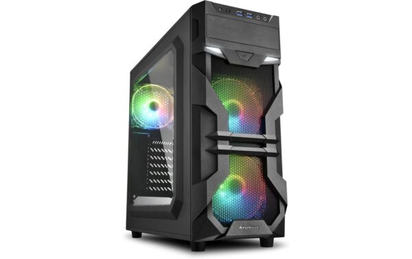 Sharkoon VG7-W RGB ATX, 2x U3, Window, 3x 120 ARGB LED kaufen Schweiz | Mediatech.ch