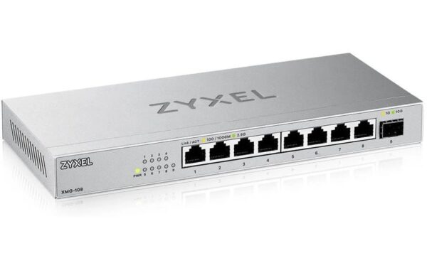 Zyxel XMG-108 unmanaged 8x 1/2.5 GbE, lüfterlos kaufen Schweiz | Mediatech.ch