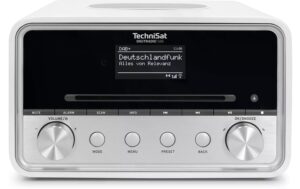 TechniSat DigitRadio 586, Weiss-Silber DAB+, Internetradio, CD, BT, QI Charge, App kaufen Schweiz | Mediatech.ch