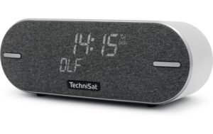 TechniSat DigitRadio BT 2, Portable Speaker Weiss, DAB+, bis 20h Akku, Display