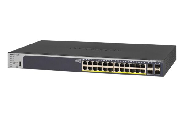 Netgear GS728TPP: 24 Port Smart Switch V3 28-Port Gigabit Smart Switch mit PoE+ kaufen Schweiz | Mediatech.ch