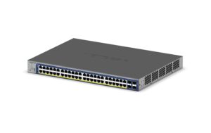 Netgear GS752TXP: 48 Port PoE+ Switch V3 48 PoE+ (380W)  2x 10G Base-T 2x SFP+