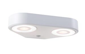 Paulmann Outdoor Wandleuchte Silma weiss PIR 600lm 0.7W IP44 230V zweifach kaufen Schweiz | Mediatech.ch