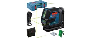 BOSCH Pro Linienlaser GLL 2-15 G mit Deckenklemme & Handwerkerkoffer