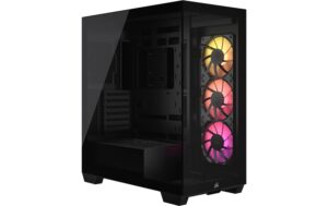 Corsair Midi Tower 3500X ARGB TG Schwarz 3x RS120 ARGB-Lüfter vorinstalliert