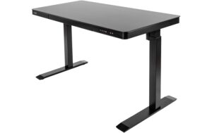 seville classics Airlift schwarz USB-C mit Glas Tischplatte 1.2 x 0.6 m kaufen Schweiz | Mediatech.ch