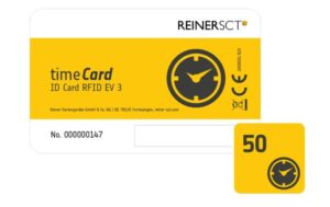 timeCard Chipkarten 50 DES (ev3) 50 Stk. Chipkarten-Mitarbeiterausweise