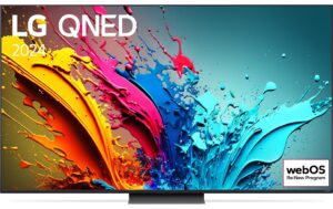 LG TV 86QNED86T6A, 86 LED-TV, UHD QNED, 120Hz, Slim Design 29mm, 1-pole
