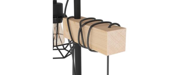 EGLO TOWNSHEND 5 2 Stehleuchte schwarz Trend & Vintage / exkl. 2x E27 60W