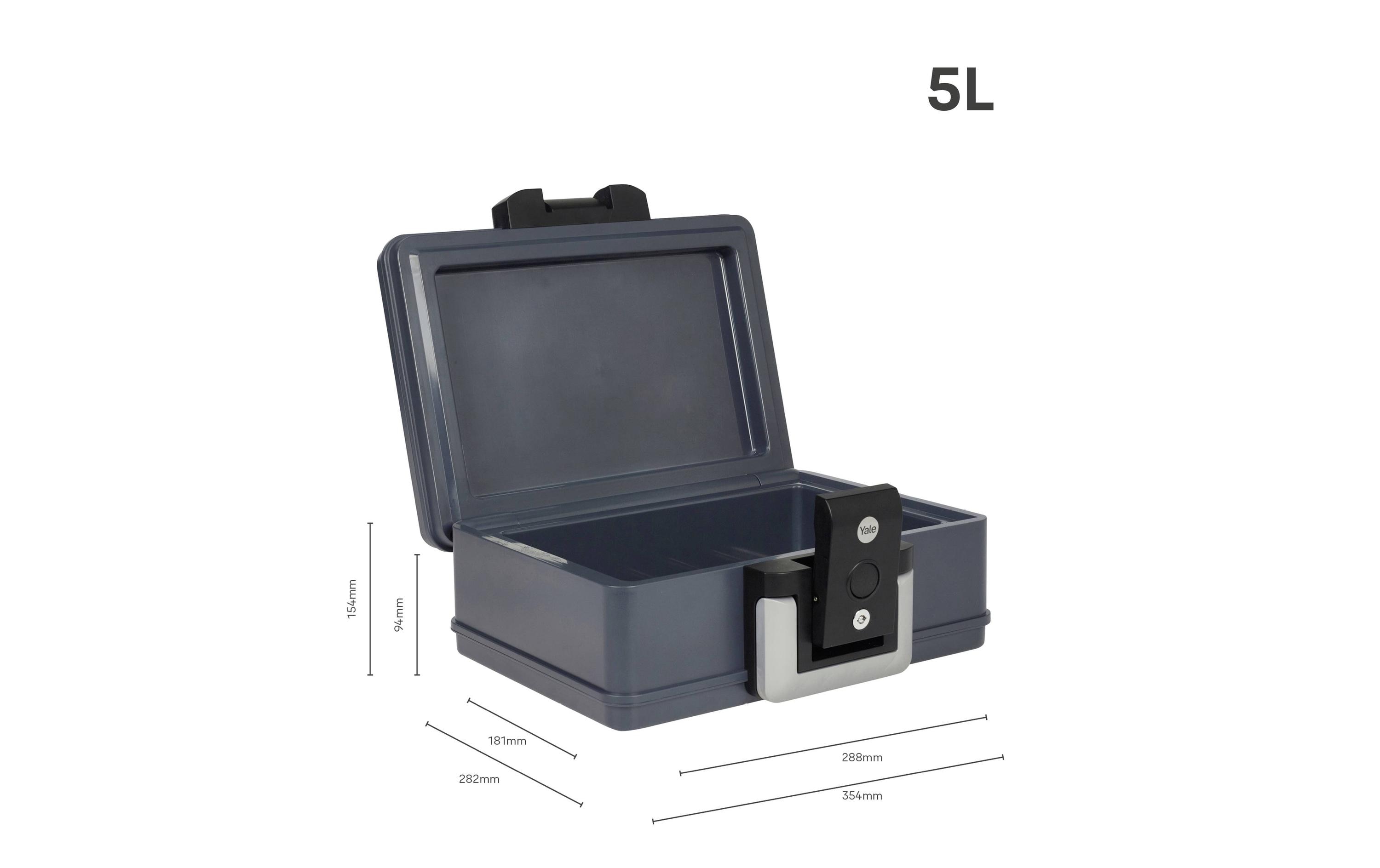 1717376_8 - Mediatech Yale Feuer- & Wasserschutz-Kassette, S 5 l