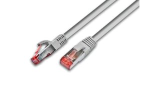 Wirewin Patchkabel: S/FTP, 4m, grau Cat.6A, AWG26, 10Gbps, 500MHz, LSOH