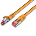 Wirewin Patchkabel: S/FTP, 25m, orange Cat.6A, AWG26, 10Gbps, 500MHz, LSOH