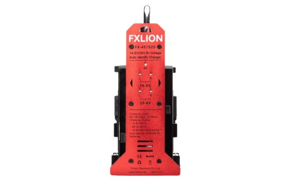 1717884 - Mediatech Fxlion 2 CH Automatic Voltage Charger 16.8V / 29.4V - V-Mount kaufen Schweiz | Mediatech.ch