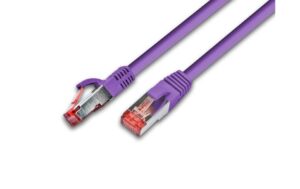 171813 - Mediatech Wirewin Patchkabel: S/FTP, 0.5m, violett Cat.6A, AWG26, 10Gbps, 500MHz, LSOH