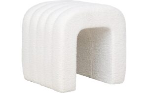 House Nordic Pouf Colma Weiss 1Stk., 41x36.5 cm