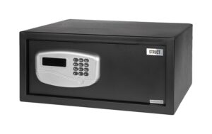 STRUCT Laptopsafe schwarz, 19.5x43x37cm