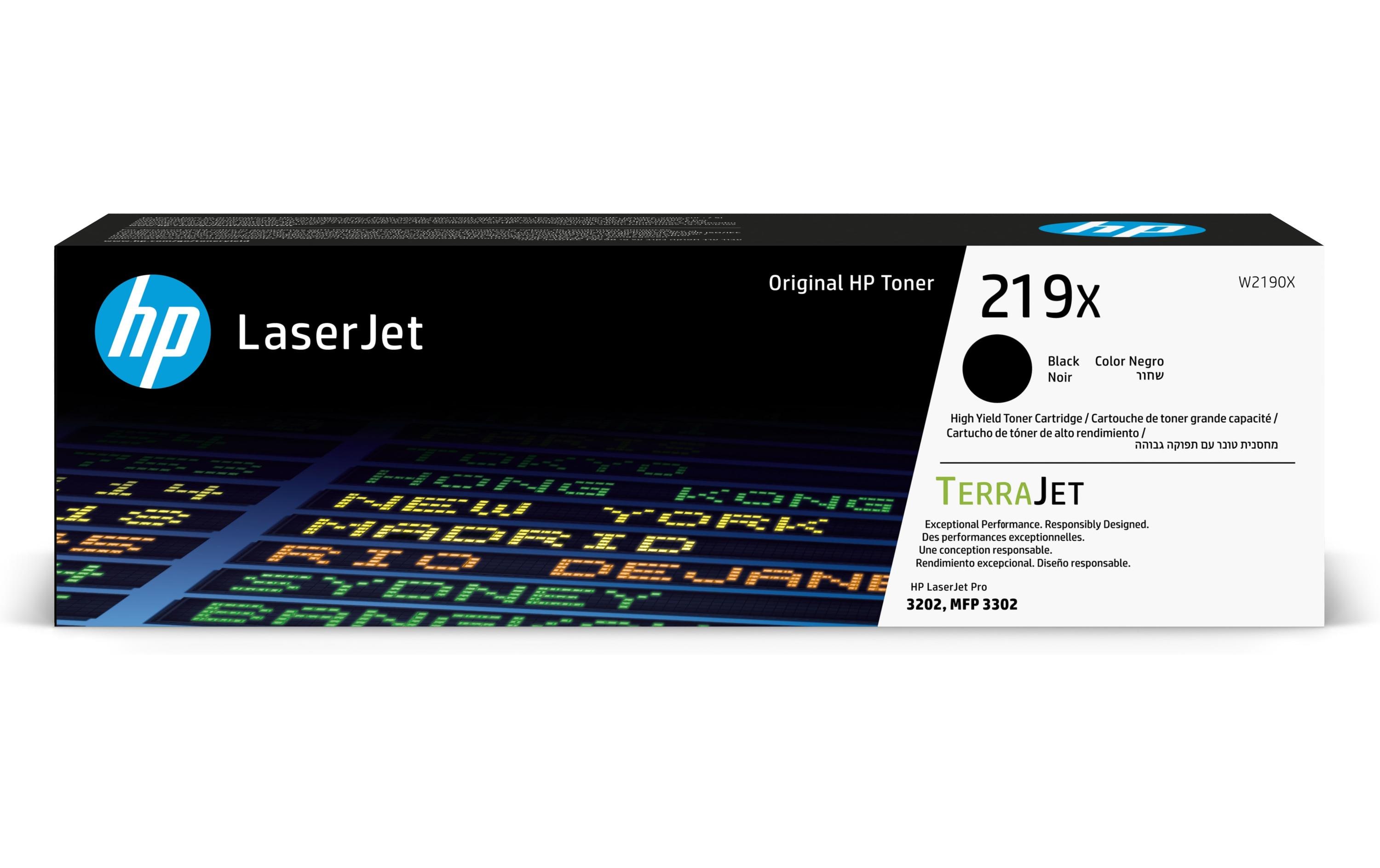 1719906 - Mediatech HP Toner 219X - Black (W2190X) Seitenkapazität ~ 3'200 Seiten