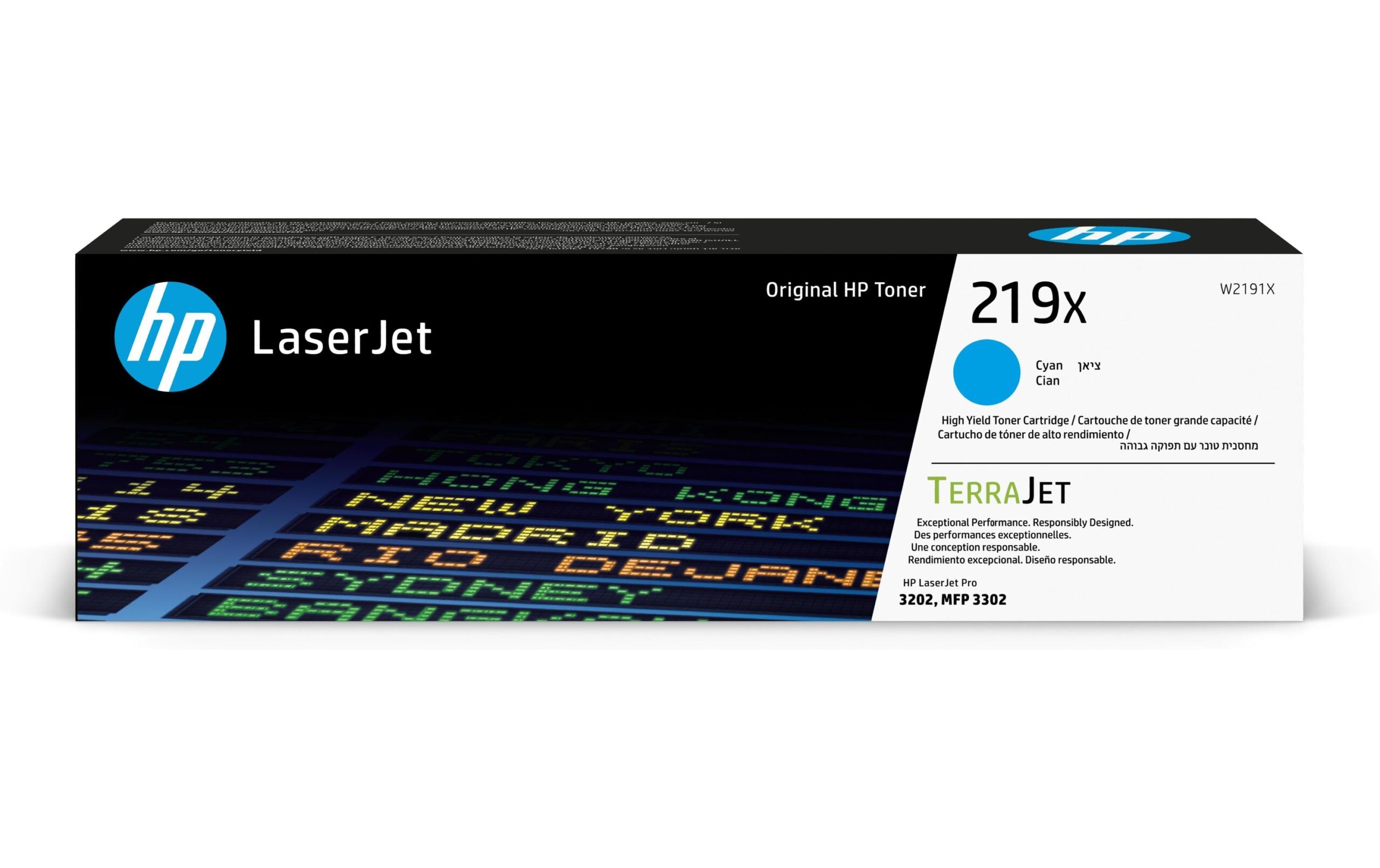 1719907 - Mediatech HP Toner 219X - Cyan (W2191X) Seitenkapazität ~ 2'500 Seiten