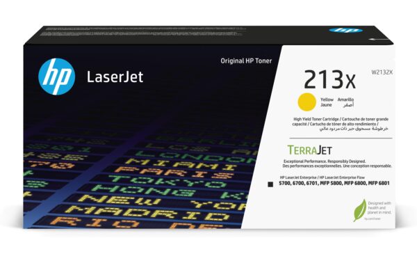 HP Toner 213X - Yellow (W2132X) Seitenkapazität ~ 6'000 Seiten