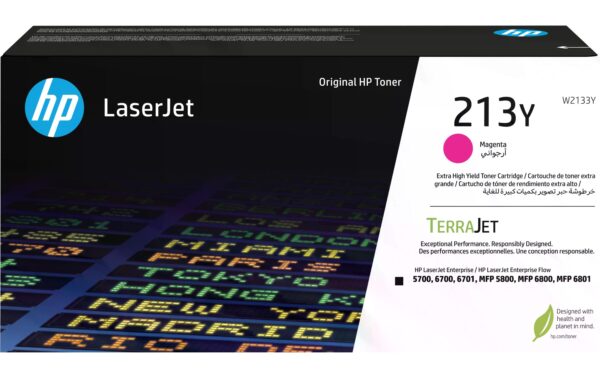 HP Toner 213Y - Magenta (W2133Y) Seitenkapazität ~ 12'000 Seiten