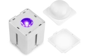 BeamZ Pro KUBE20WH Uplight, Akku, IP65, 20W, RGBWA-UV, Weiss