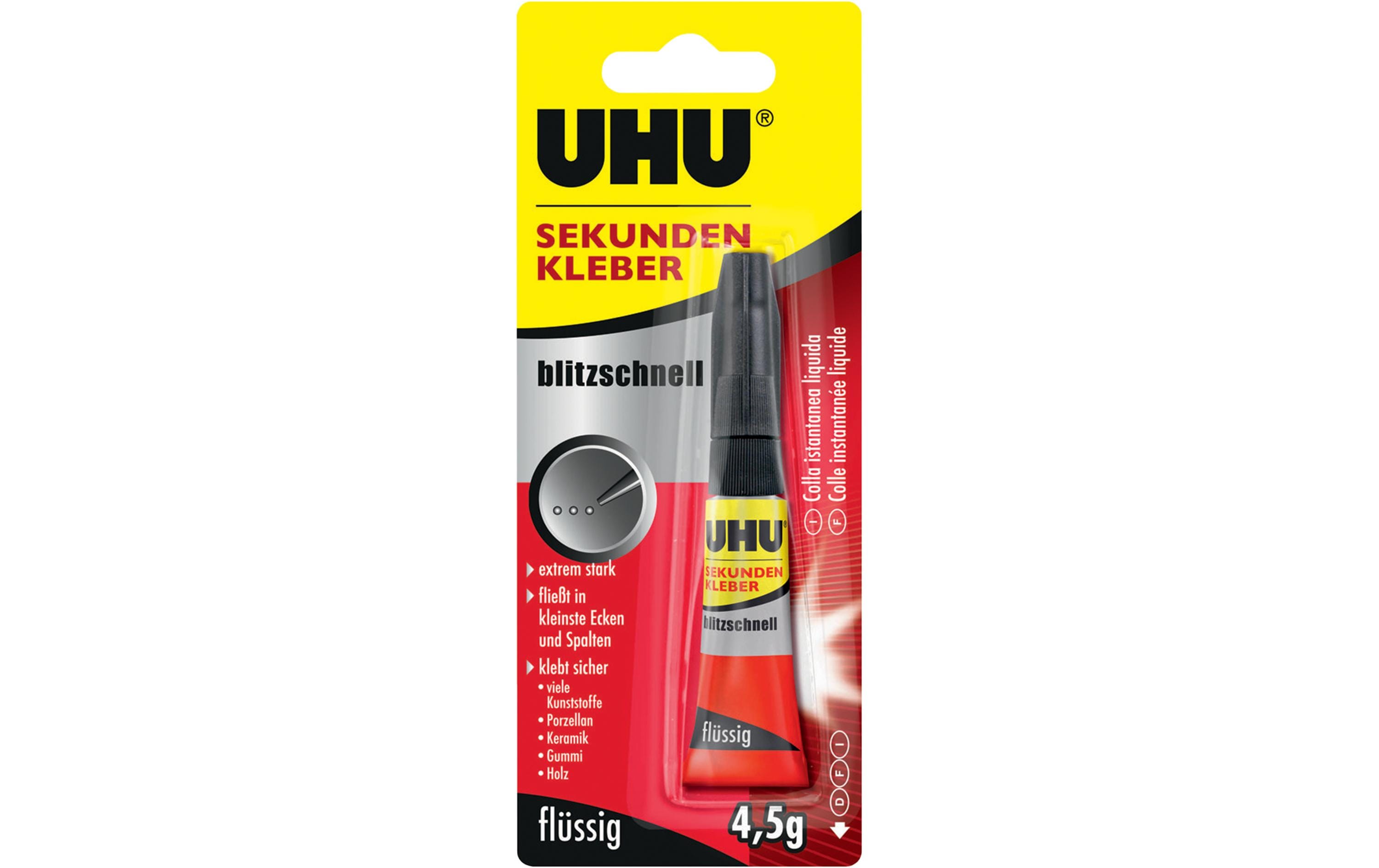 1720523 - Mediatech UHU Sekundenkleber Blitzschnell 4.5g