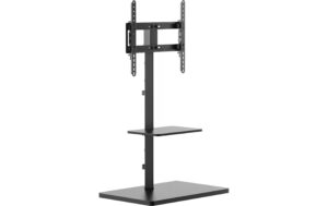 PureMounts PM-TVS-20, TV Stand, schwarz 32-65, bis 35kg, bis Vesa 400x400