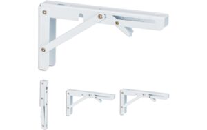 relaxdays Regalträger klappbar 4er Set Weiss, Stahl kaufen Schweiz | Mediatech.ch