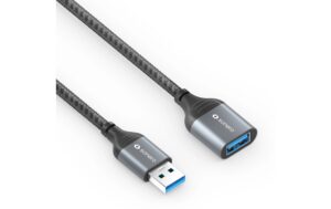 Sonero USB-A - USB-A Verlängerung, 0.5m Nylon Mantel, USB 3.0, 5Gbps