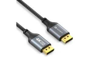 1721116 - Mediatech Sonero 4K Displayport 1.2 Kabel, 1.0m Nylon Mantel, 4K/60Hz
