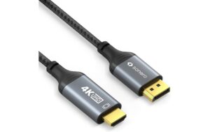 Sonero 4K Displayport -> HDMI Kabel, 2.0m Nylon Mantel, 4K/60Hz