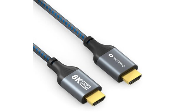 1721130 - Mediatech Sonero 8K HDMI Kabel, 3.0m Nylon Mantel, 8K/60Hz