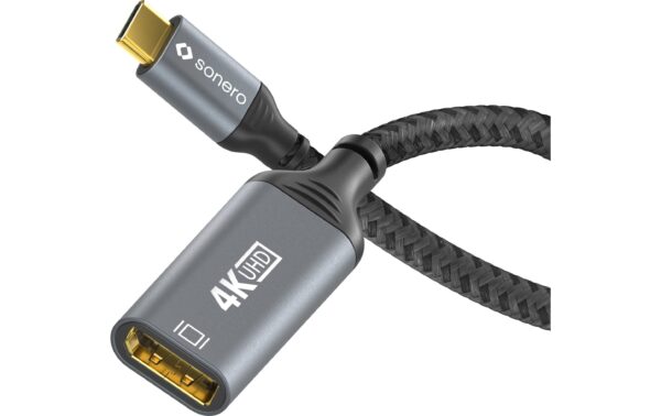 1721131_1 - Mediatech Sonero USB-C - Displayport Adapter Nylon Mantel, 4K/60Hz