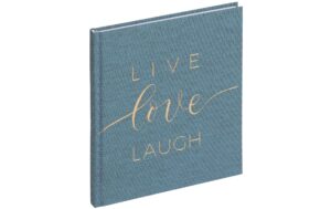Pagna Feel good books  live 128 Seiten, blanko Papier, graublau
