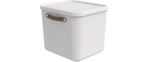 Rotho Aufbewahrungsbox 40 l MALOJA Mistletoe weiss
