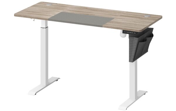 1723630 - Mediatech Songmics Bürotisch weiss-grau-beige mit Platte 140x60cm, 1 Ablagefach kaufen Schweiz | Mediatech.ch
