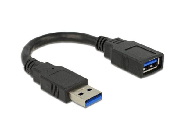 172567 - Mediatech USB3.0 Kabel, 15cm, A-A, Verlängerung für USB3.0 Geräte, bis 5Gbps