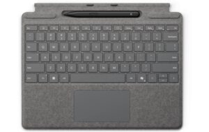 Microsoft Surface Pro Keyboard + Pen Platinum, für Surface Pro 11