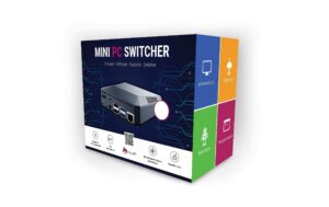 HutoPi Raspberry MiniPC Switcher, 4GB Set Pi4B 4GB, 128GB SD