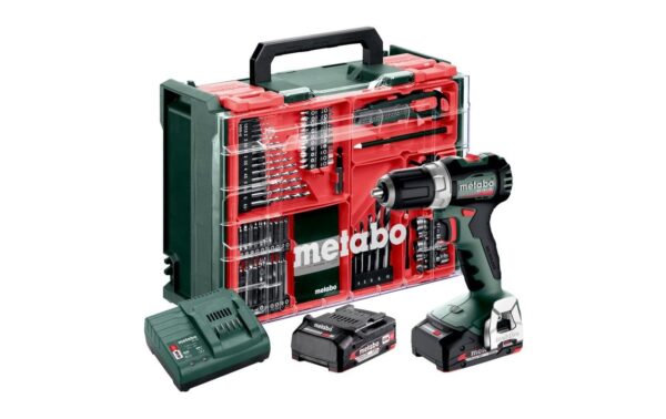 Metabo BS 18 L BL Mobile Werkstatt 2x2.0Ah, SC 30, inkl. Zubehör-Set 74 tlg. kaufen Schweiz | Mediatech.ch