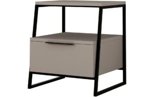 Woody Fashion Beistelltisch Pal Mocca Span melaminbeschichtet, 45x50x40cm