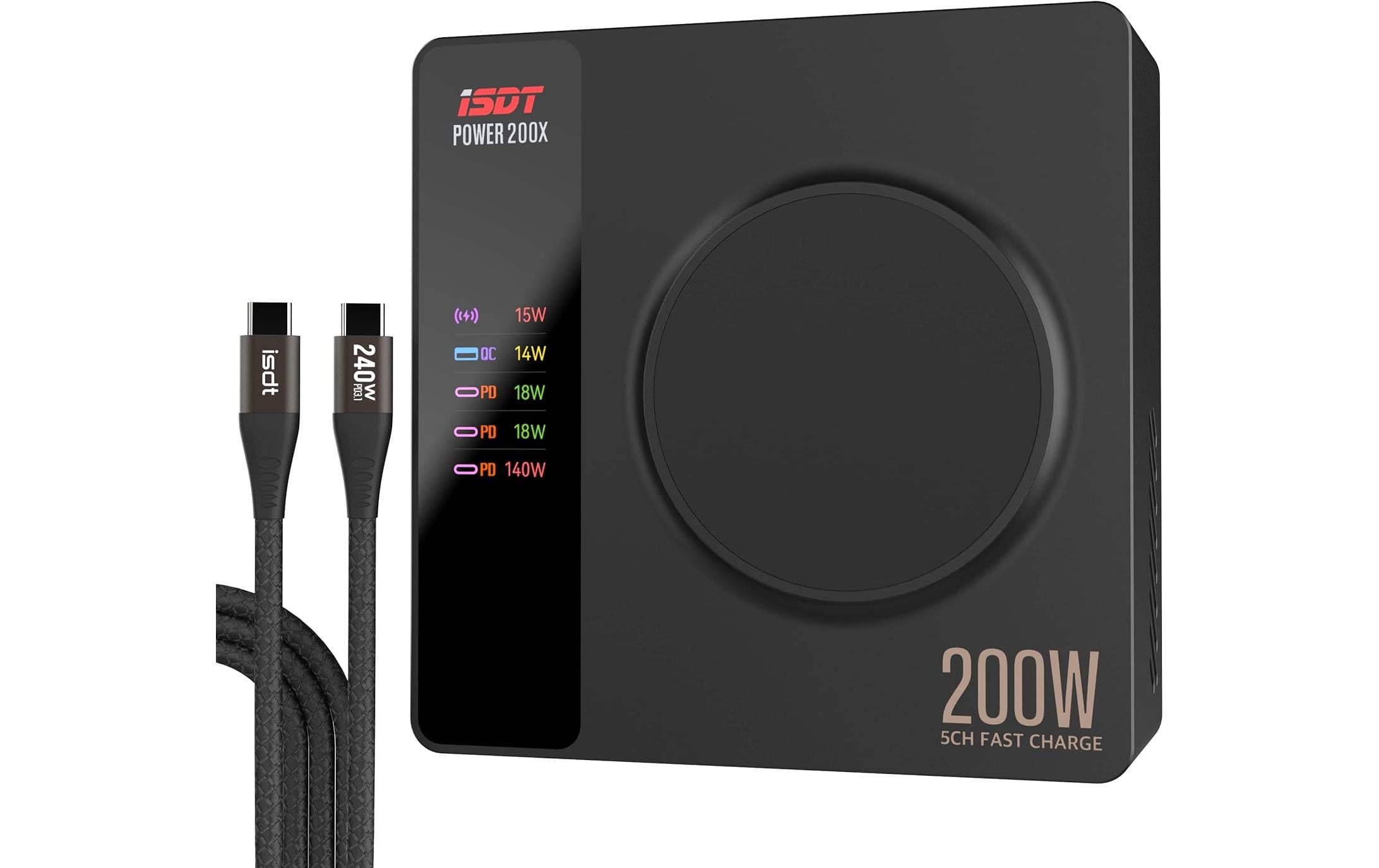 iSDT Power 200 X USB-C output C1, C2 Max 65W C3 Max 140W kaufen Schweiz | Mediatech.ch