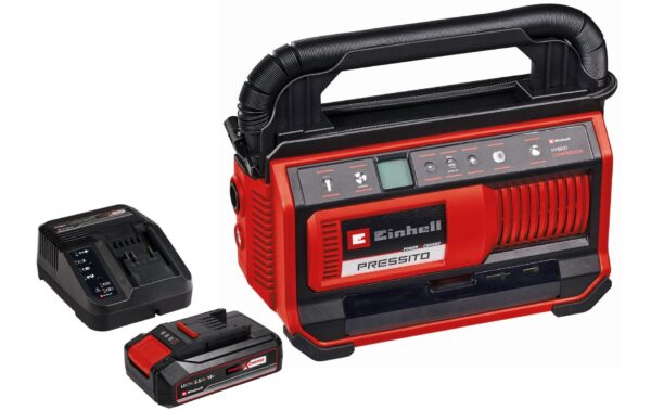 Einhell Pressito 18/25 (1x2.5Ah) Kit Hybrid-Kompressor (inkl Akku&Charger)