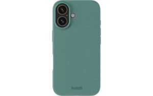 Holdit Silicone Case Moss Green iPhone 16 Plus