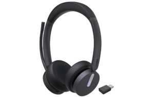 Yealink Headset WH64 Hybrid Dual UC DECT& BT Wireless Headset, mit DECT-Dongle