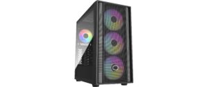 Cooler Master MasterBoX 600 schwarz, 2x 2.5/3.5, 2x 3.5, 2x USB3.2
